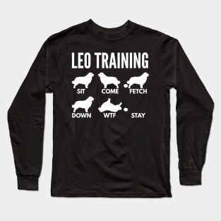 Leo Training Leonberger Tricks Long Sleeve T-Shirt